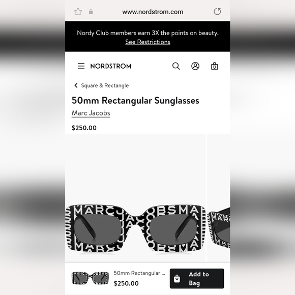 Authntic Marc Jacobs Black and White Sunglasses - Picture 7 of 7